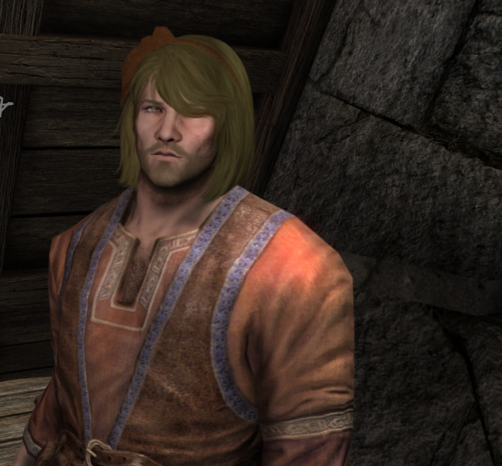 Skyrim Nord with a very pretty headband